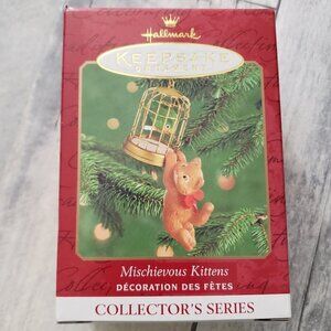 NWT - 2000 Mischievous Kittens #2 - Hallmark Keepsake Ornament